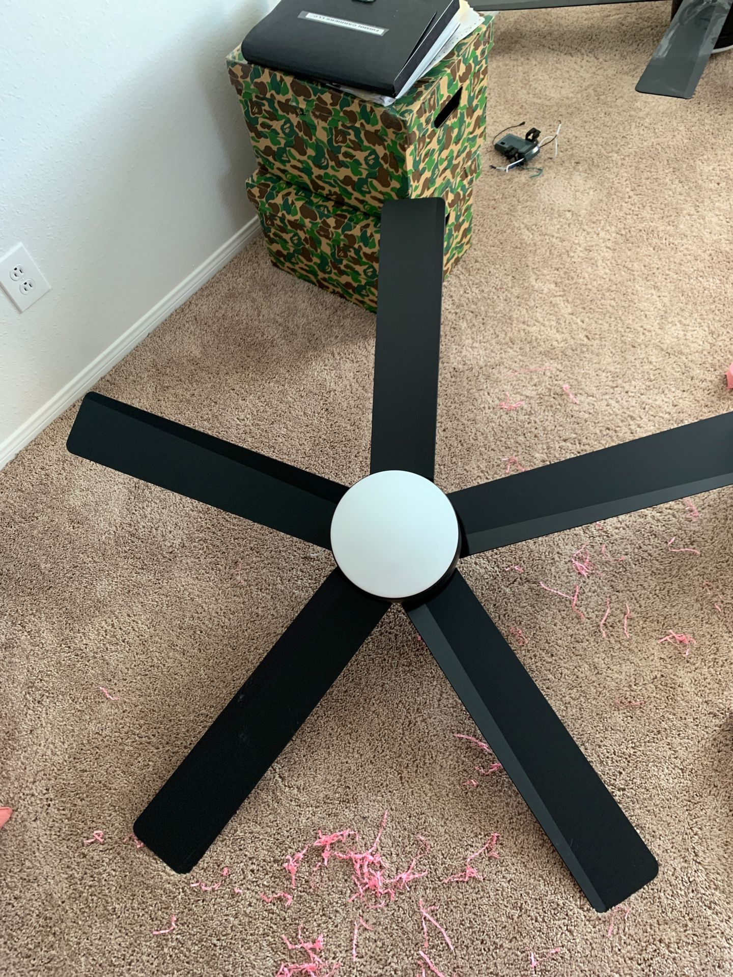 Ceiling Fan And Light comes with remote control