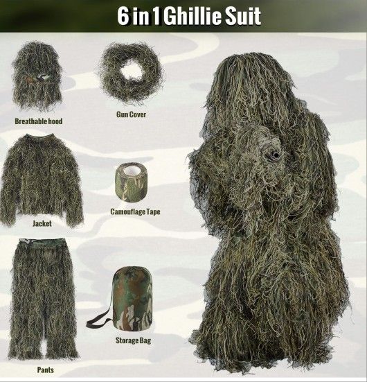Halloween Costume Ghillie Suit