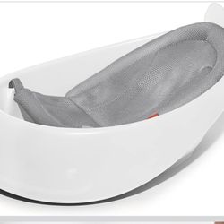 Skip Hop Infant Bath Tub 3-Stage Grow With Baby Smart Sling MOBY Bathtub White Age 0+