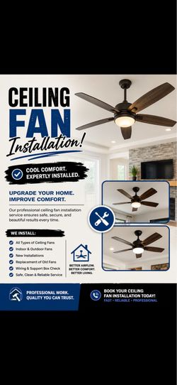 Ceiling fan or light fixture