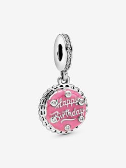 Pandora  Pink Birthday Cake Dangle Charm