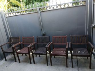 Wood chairs