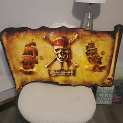 Disney Pirate Cork Board/ Messege Board 