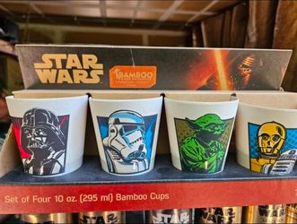 Collectable Star wars Bamboo cup set