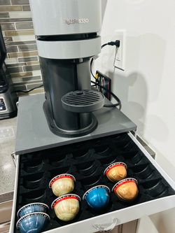 Nexpresso with coffee  drewer