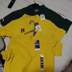 Collar Shirts Good For Church 2yellow 1green