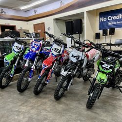 Dirt Bikes Apollo All New Different Models 70cc 110cc 125cc 200cc Financing Options Layaway Available 