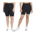 Danskin Ladies' Bike Short, 2-pack, Black, (X-S) (S)