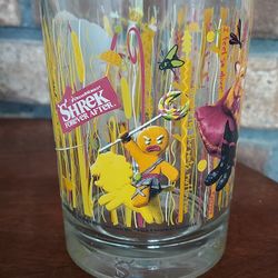 McDonalds Cup Collection Puss in Boots Glass 2010 Collectibles Shrek 