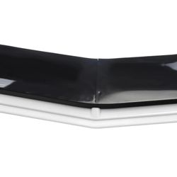 Brand New 5PCS UNIVERSAL GLOSSY BLACK / WHITE FRONT BUMPER LIP SPLITTER KIT