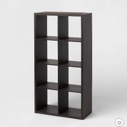 8 Cube Organizer Black - Brightroom Book Shelf