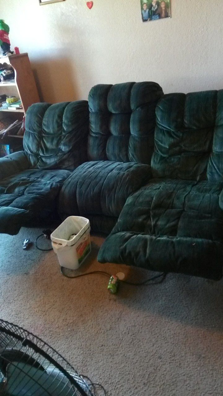 Double recliner couch free