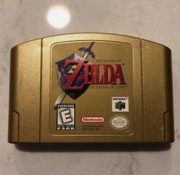 N64 Zelda Ocarina of Time - Collector’s Edition Gold Cartridge