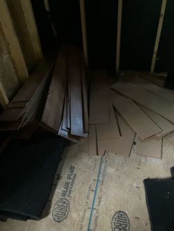 Used flooring good shape, about six boxes