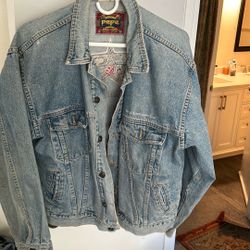 Vintage 80s Denim Jacket From The Film “Black Eagle” ORIGINAL