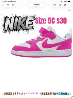 NIKE COURT BOROUGH LOW RECRAFT TODDLER GIRLS SIZE 5C 6C 7C 8C 9C ❤️❤️FIRM PRICE