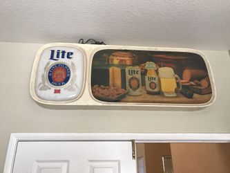 Vintage Miller Lite bar sign
