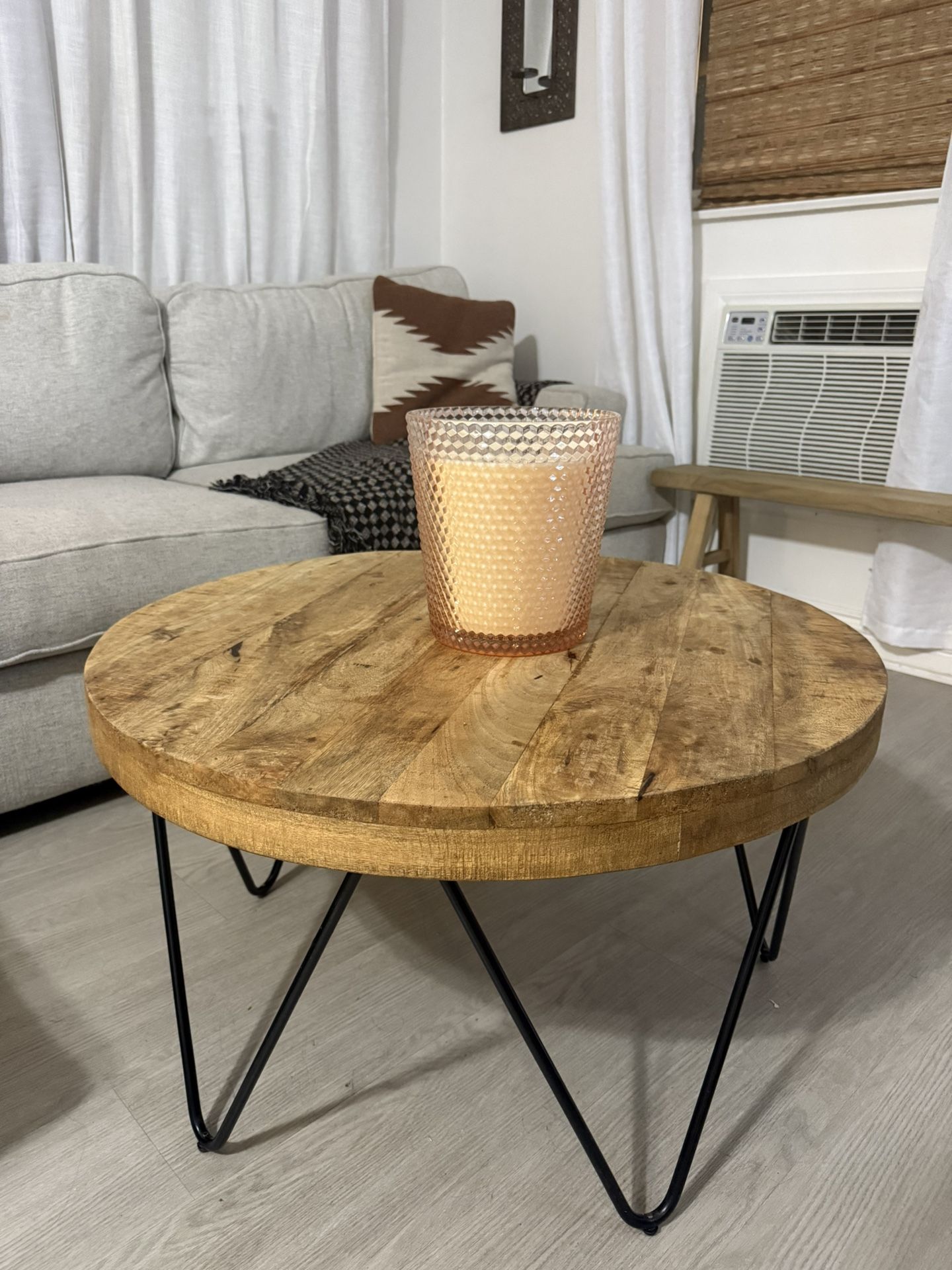 Round Wooden Coffee Table