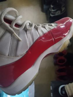 Cherry Jordan 11 Size 9.5