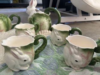 Antique Easter Tea Set