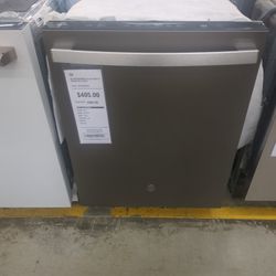 GE GTD650SMVES Slate 24" Dishwasher with  Third Rack and Dry Boost Technology. Retail $899 Savings  of $494