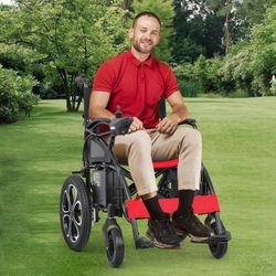 Foldable Electric Wheelchair - 12 Miles of Battery Life - Steel
