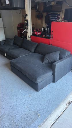 Section Couch Sofa - Dark Blue/Gray