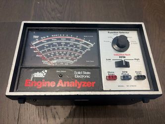 Vintage Sears Craftsman Solid State Electronic Engine Analyzer (Model 161.214230)