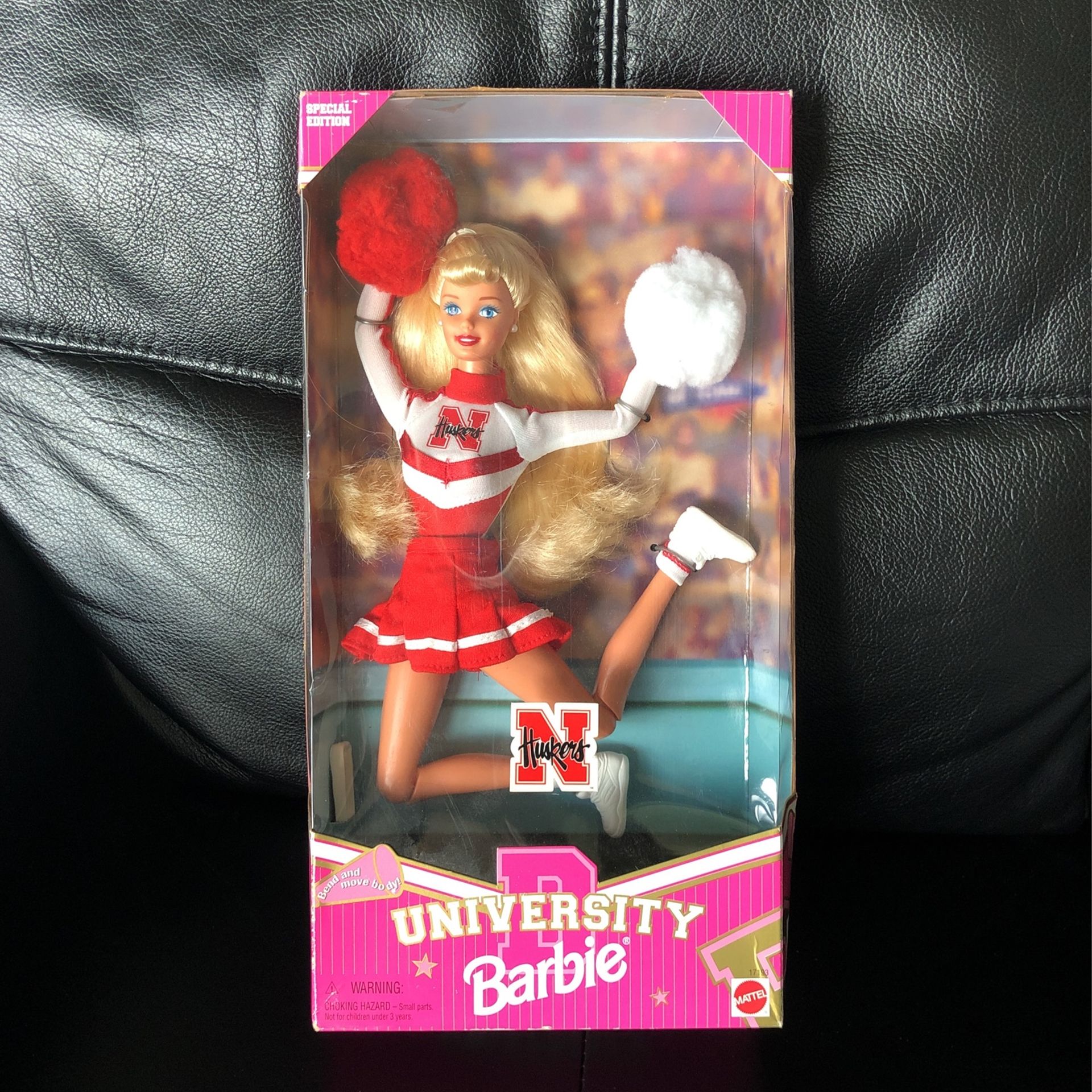 University Barbie University Of Nebraska Cheerleader