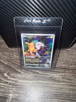 Japanese Pikachu Pokémon Card.