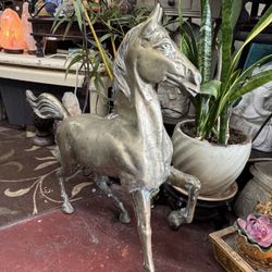 Vintage Brass Horse