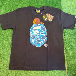 BAPE Milo on Big Ape Head Graphic Tee Size L