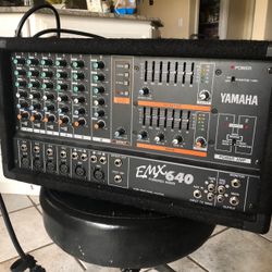 Yamaha EMX 640 Six Channel Powered Audio Mixer