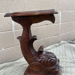 Vintage Wooden Side Table 