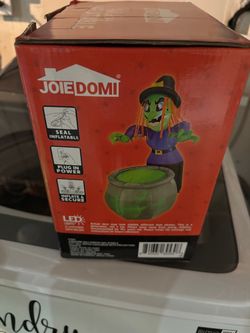 Inflatable witch