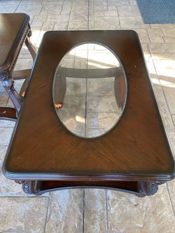 1 large , 2 small coffee tables