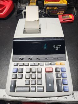 Sharp EL-2630PIII Printing Calculator Needs Ink Replaced