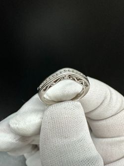 LADIES SILVER BAND #34881