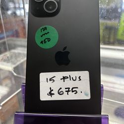 Iphone 15 Plus 128gb Unlocked Sold With Store Warranty And Recipt 