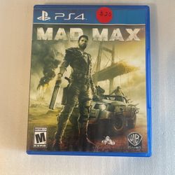 PS4  Mad Max 