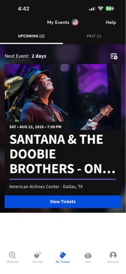 Santana Dooby brothers tickets