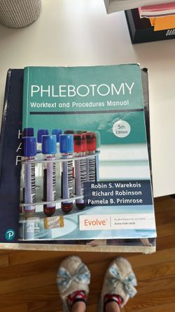 Great condition phlebotomy book.