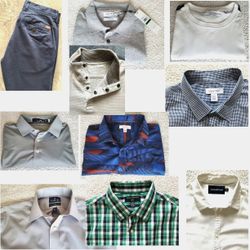 CK, RLX, Stafford, Tommy, BR, Zara Shirt T-shirt Pants Quality Bundle