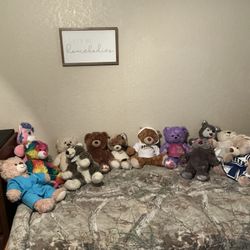 Build A Bear Set Of Various Bears/animals 