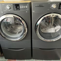 Bosch, Washer And Gas Dryer