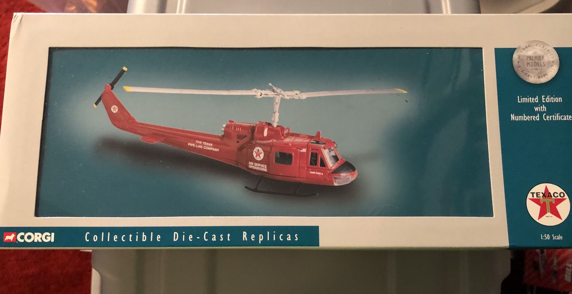 Corgi Texaco 1/50 scale helicopter
