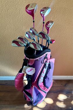 Wilson Hope Breast Cancer Complete Golf Club Set + Bag Women’s