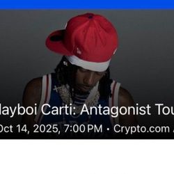 Playboi Carti: ANTAGONIST 2.0 TOUR Ticket 