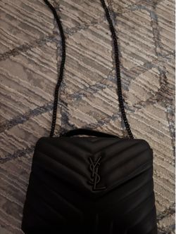 Black crossbody YSL bag