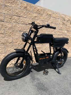 1200 Watt Dual Rider E-bike w/Center Basket, 31mph, lots of power, Throttle and PAS